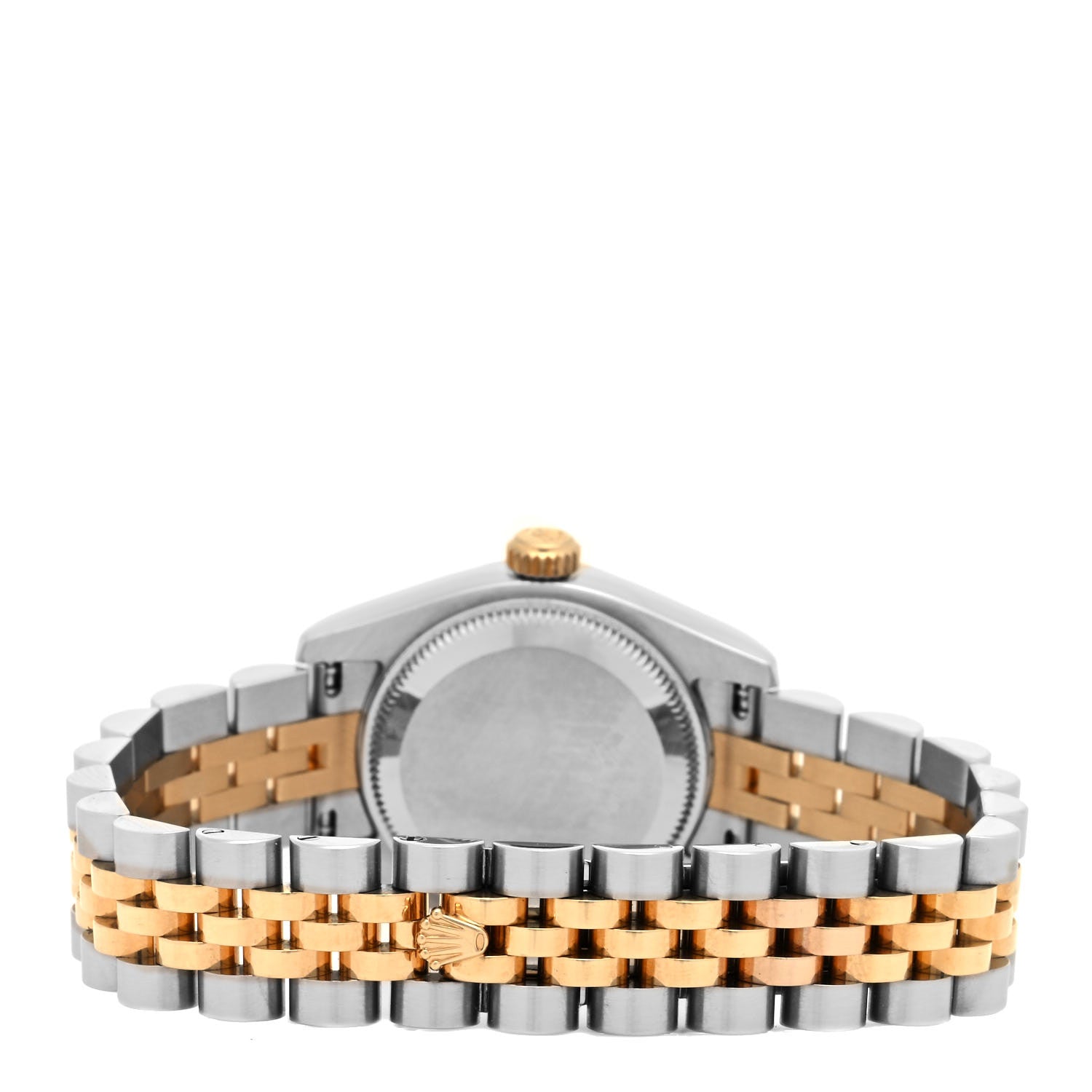 Rolex Stainless Steel 18K Yellow Gold Diamond 26mm Oyster Perpetual Datejust Watch Silver 179173 3 of 4