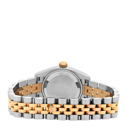 Rolex Stainless Steel 18K Yellow Gold Diamond 26mm Oyster Perpetual Datejust Watch Silver 179173 3 of 4