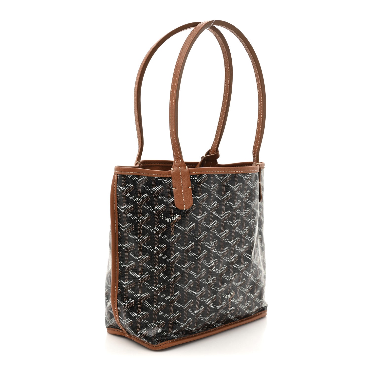 Goyard Goyardine Reversible Mini Anjou Black Gold 5 of 20