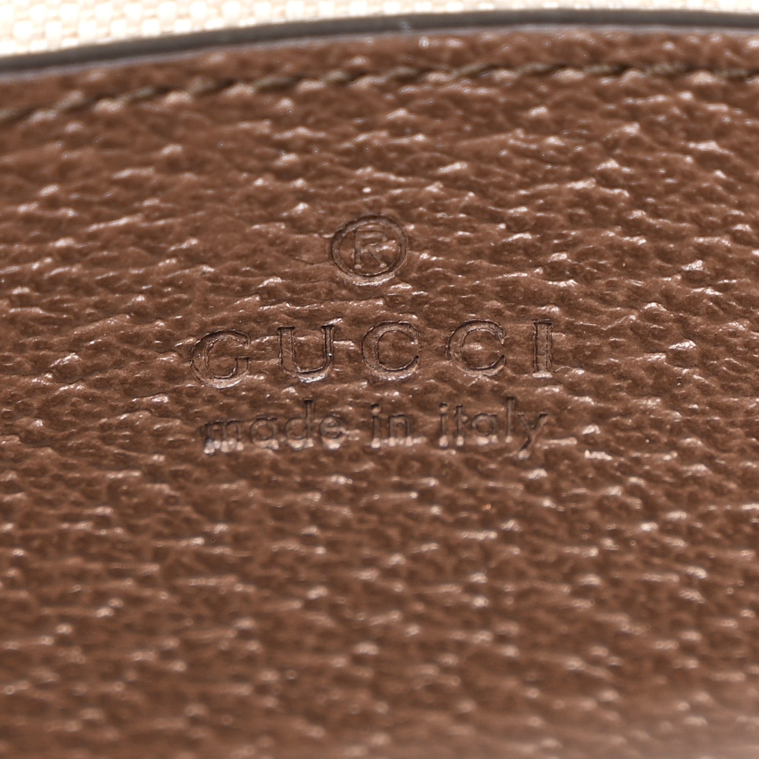 Gucci Monogram Jumbo GG Textured Dollar Calfskin Web Mini Horsebit 1955 Shoulder Bag Camel Ebony New Acero 6 of 10