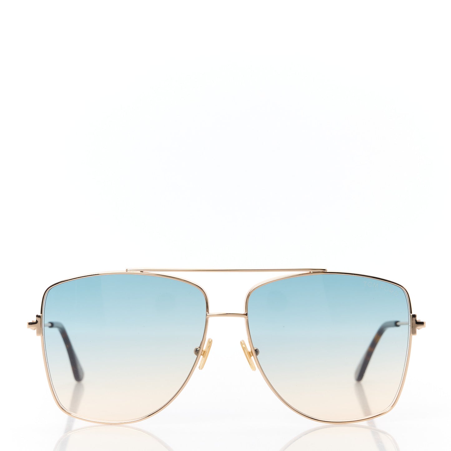 Reggie Aviator Sunglasses TF838 Shiny Rose Gold
