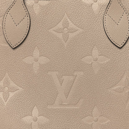Louis Vuitton Empreinte Monogram Giant Neverfull MM Tourterelle 8 of 10