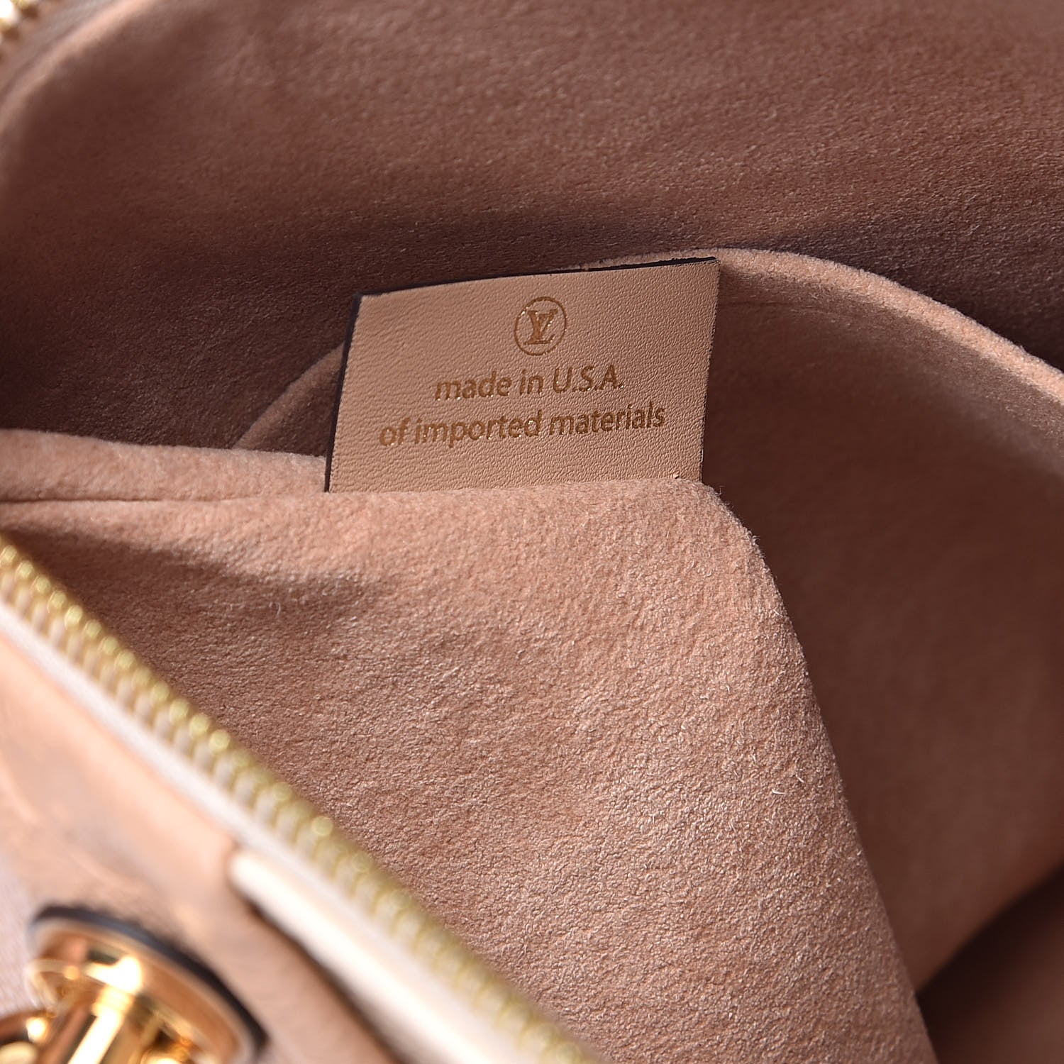 Louis Vuitton Empreinte V Tote MM Beige Rose Creme 8 of 13