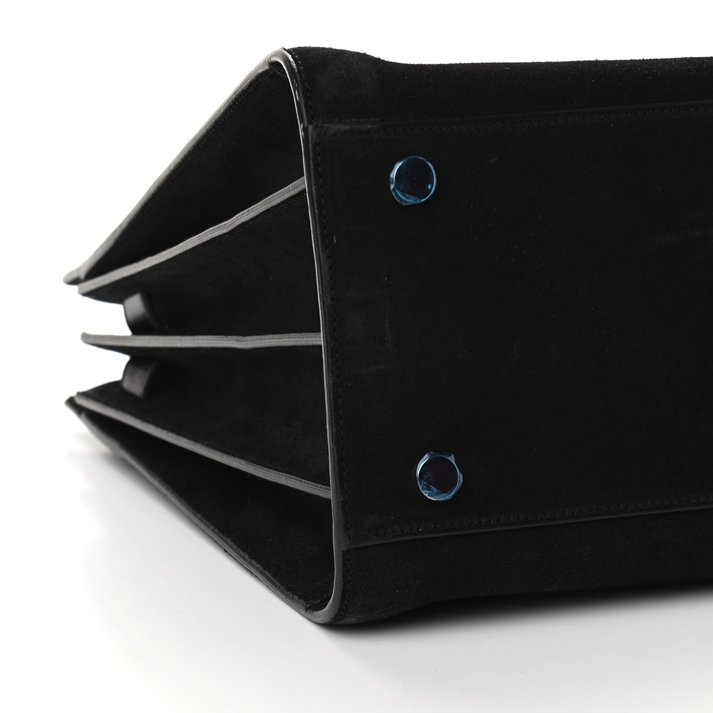 Suede Calfskin Small Sac De Jour Black