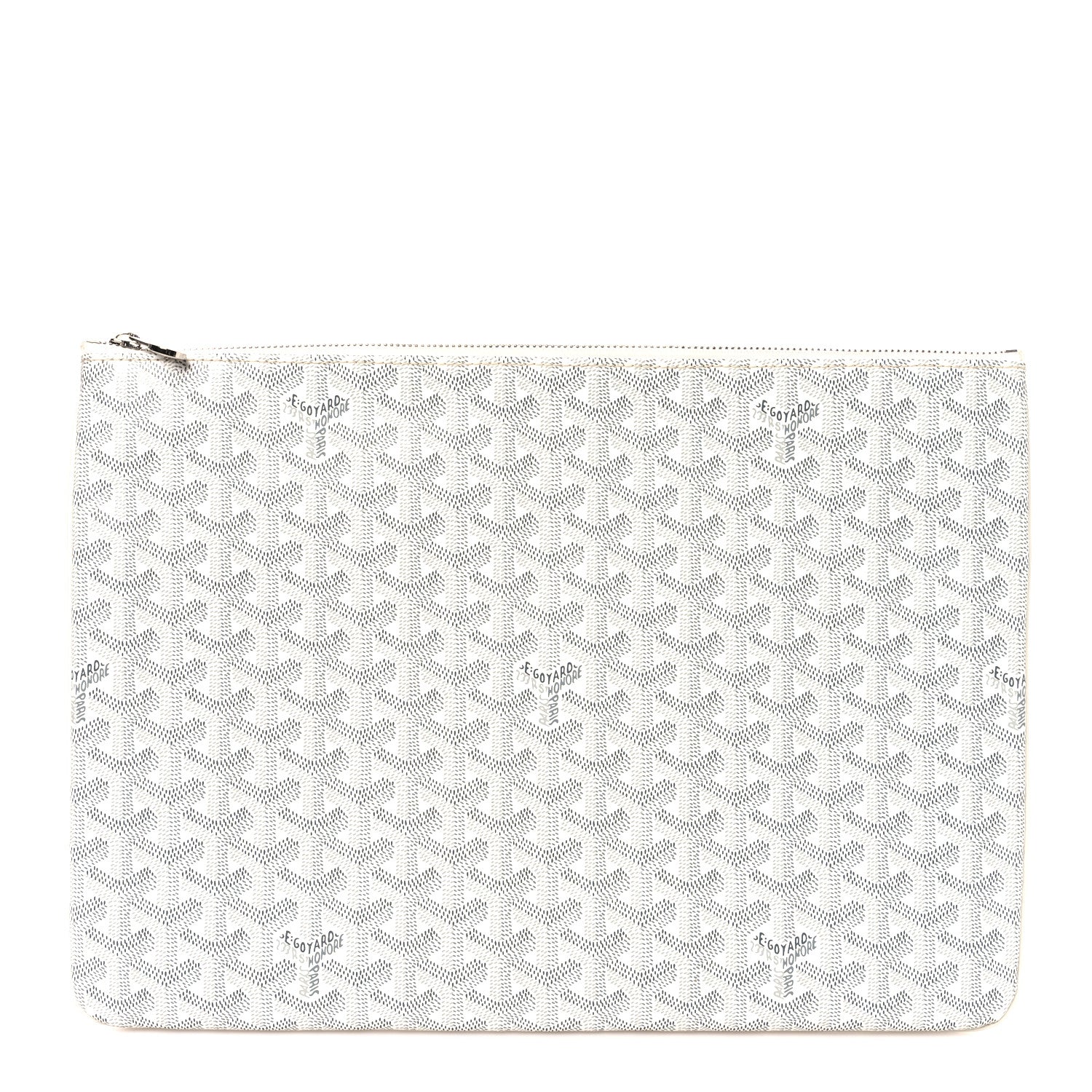Goyard Goyardine Senat Pochette GM White 1 of 7
