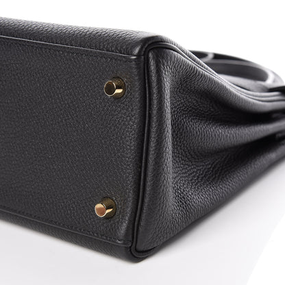 Hermes Togo Kelly Retourne 28 Black 35 of 43