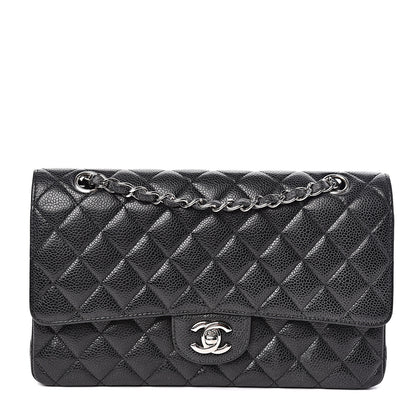 Chanel Caviar Quilted Medium Double Flap Black 1 of 15
