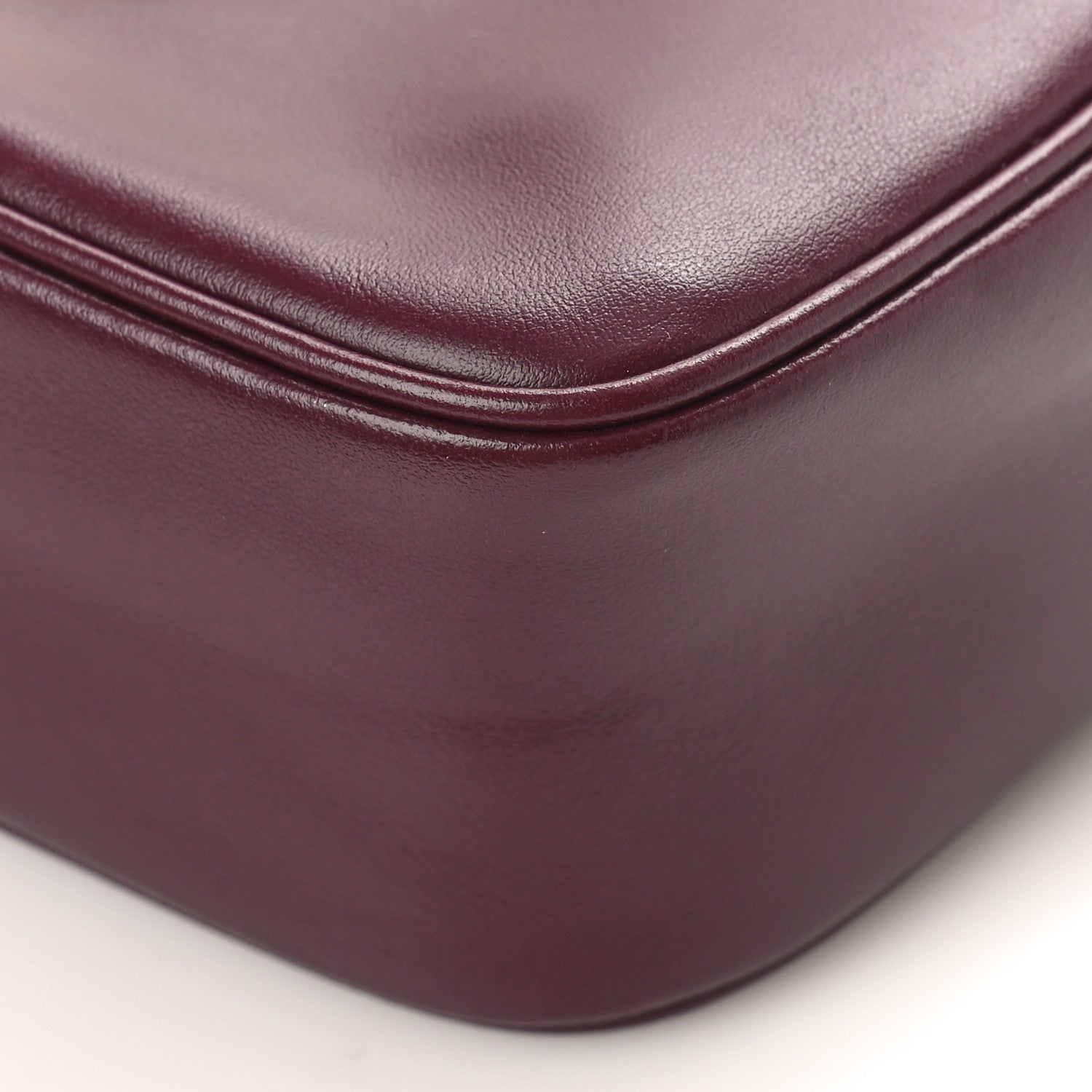 Salvatore Ferragamo Calfskin Vela Camera Crossbody Bag Burgundy 8 of 8
