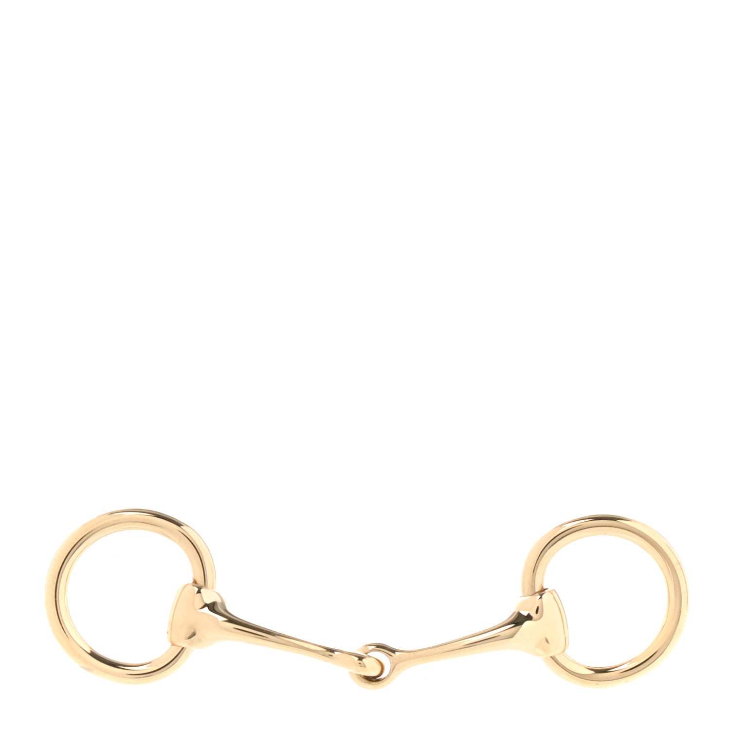 Hermes Permabrass Mors Scarf Ring Gold 1 of 4