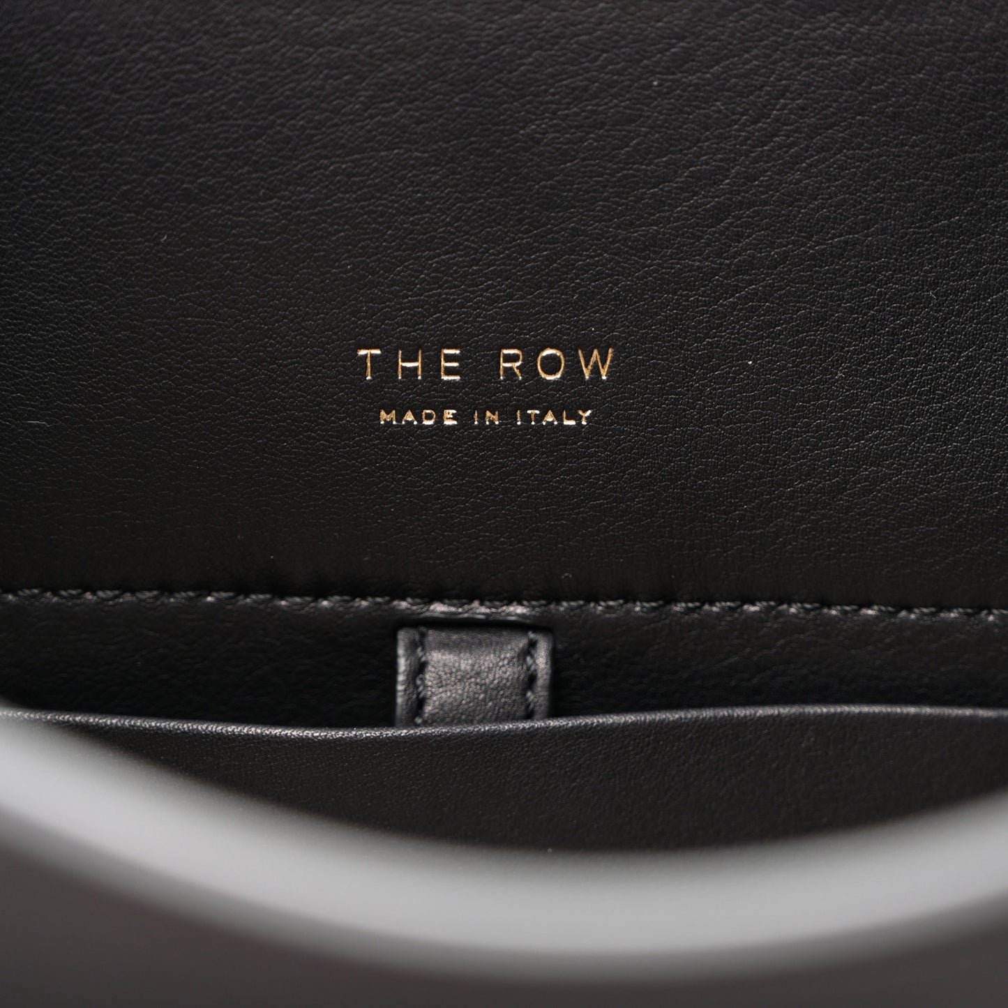 Polished Saddle Calfskin Soft Margaux 10 Bag Black
