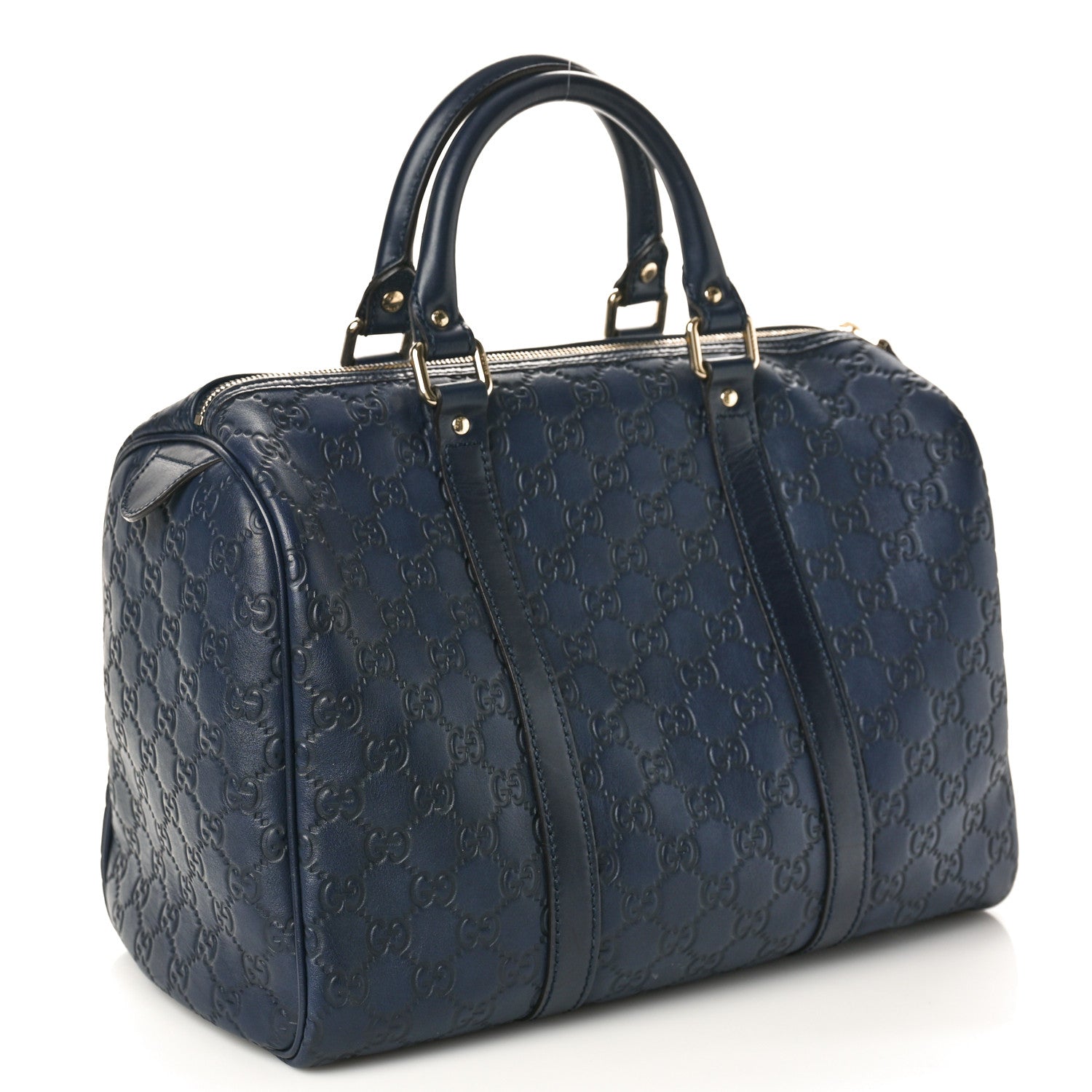 Gucci Guccissima Medium Joy Boston Navy 3 of 12