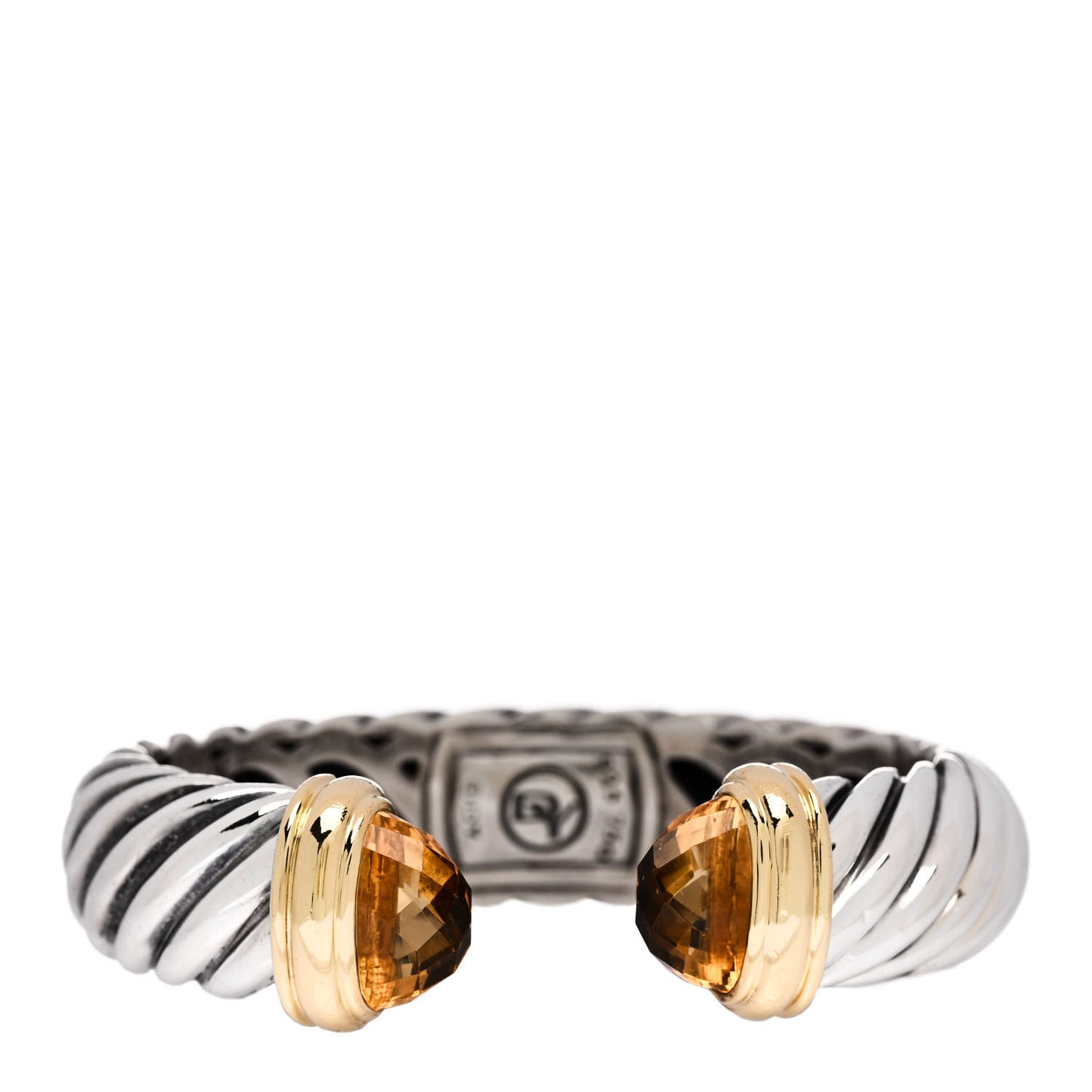 Sterling Silver Citrine 15mm Waverly Bracelet