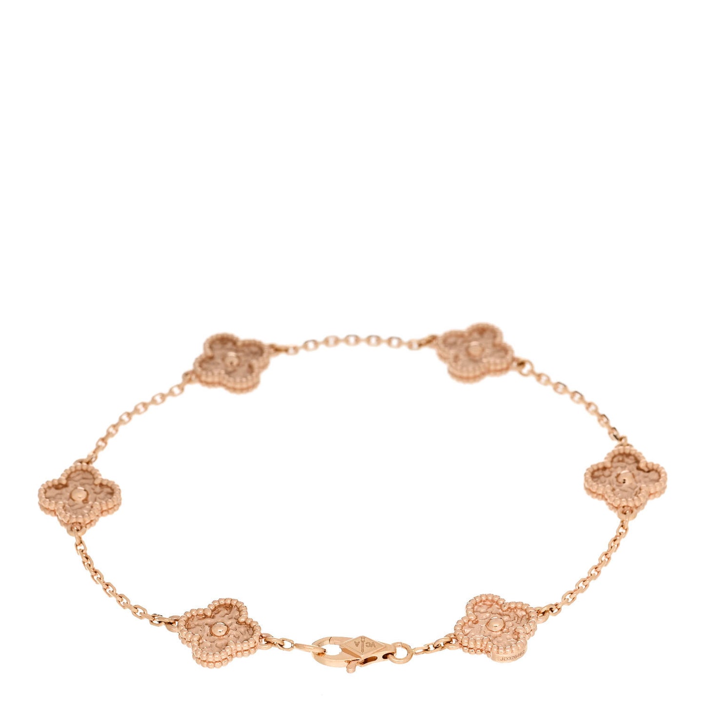 18K Rose Gold 6 Motifs Sweet Alhambra Bracelet