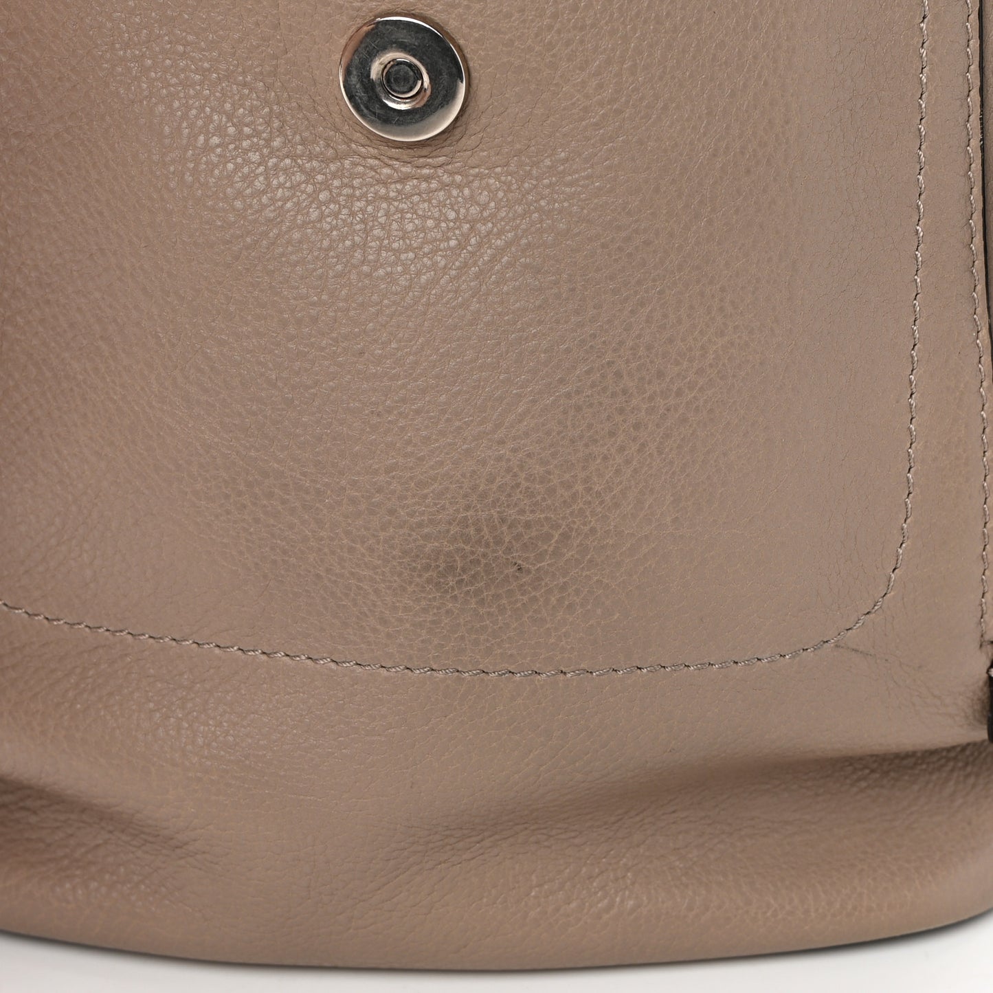 Suede Calfskin Medium Faye Backpack Motty Grey