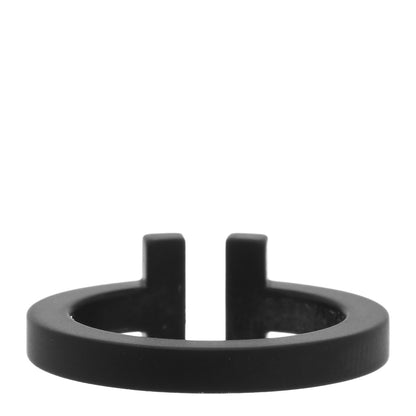 Tiffany Black-Coated Stainless Steel T Square Ring 47 4 3 of 4