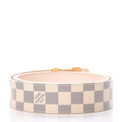Louis Vuitton Damier Azur LV Initiales Belt 100 40 3 of 8