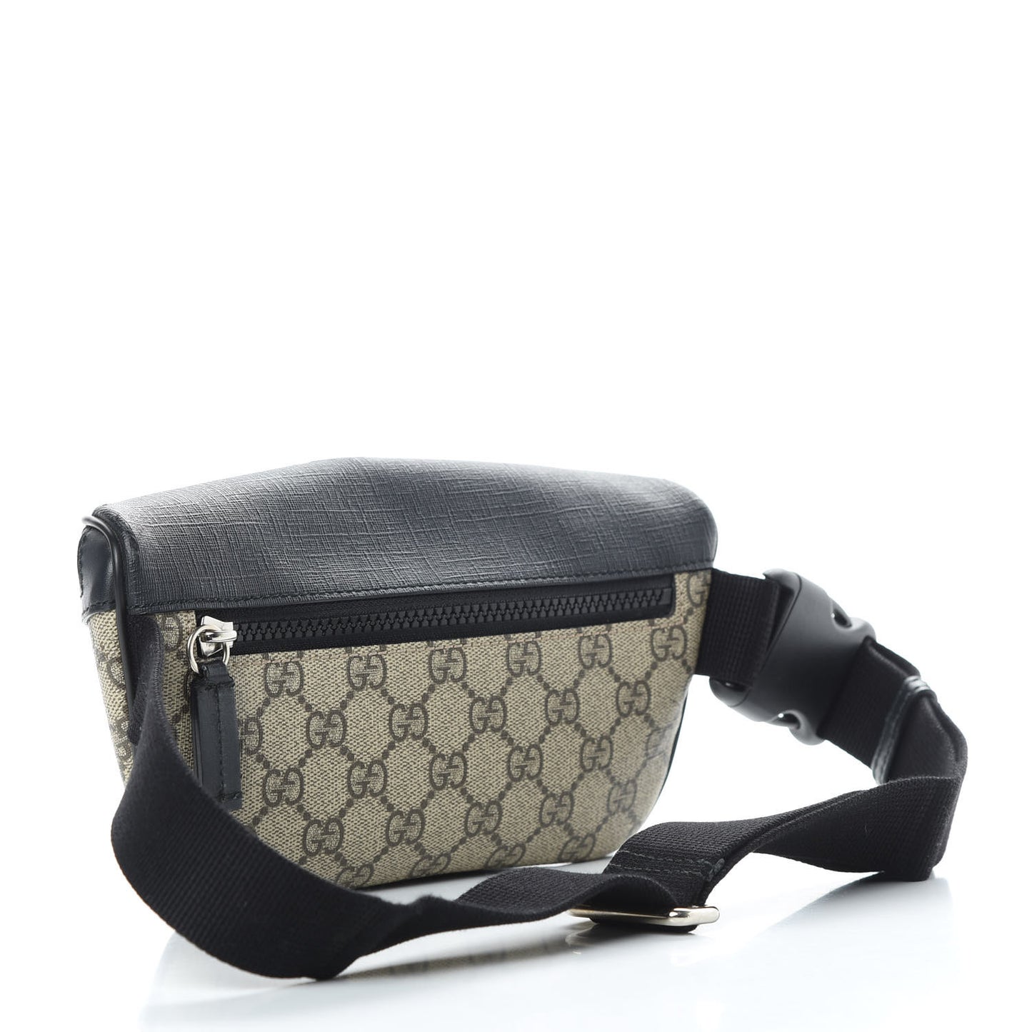 GG Supreme Monogram Belt Bag Black