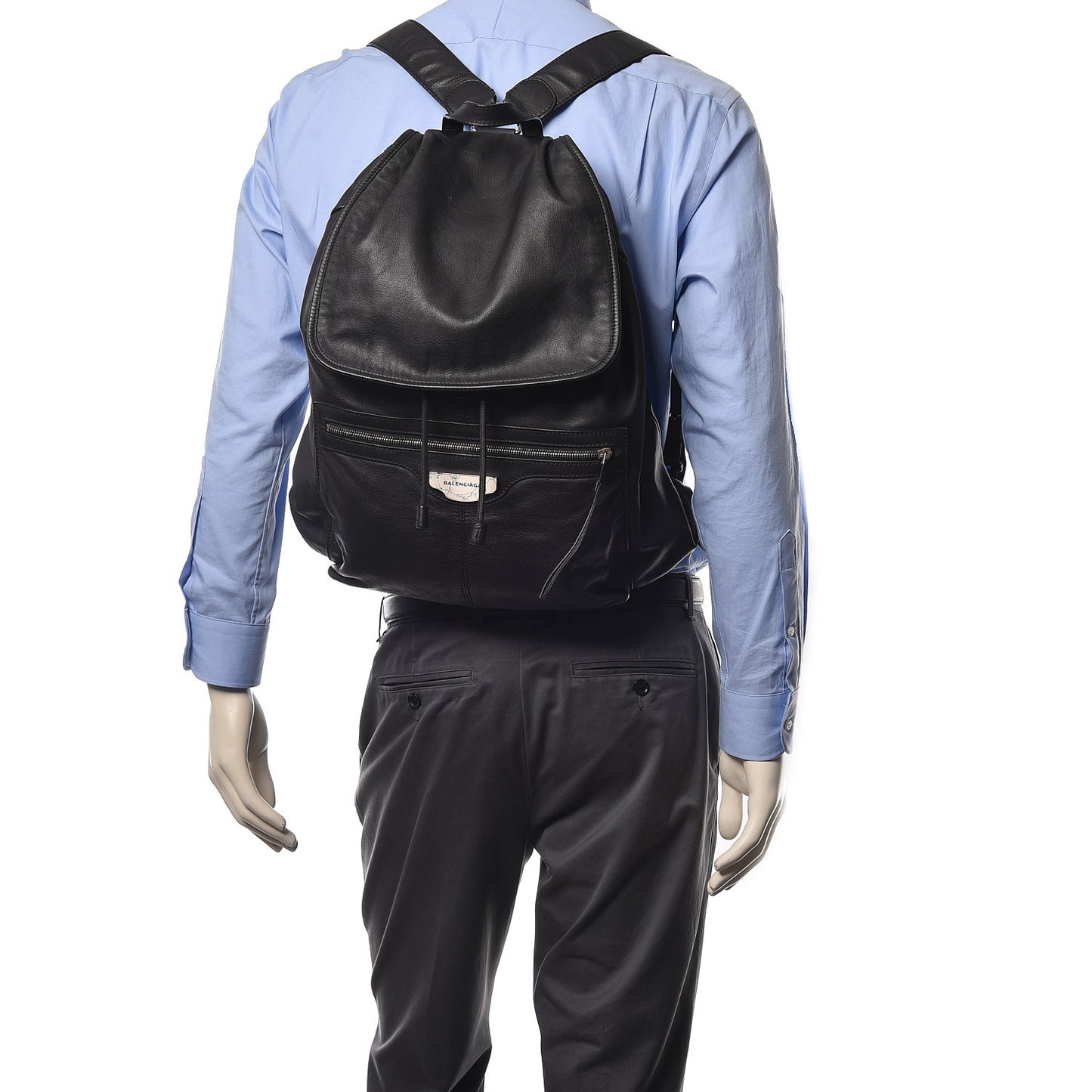 Agneau Classic Hardware S Traveler Backpack Black