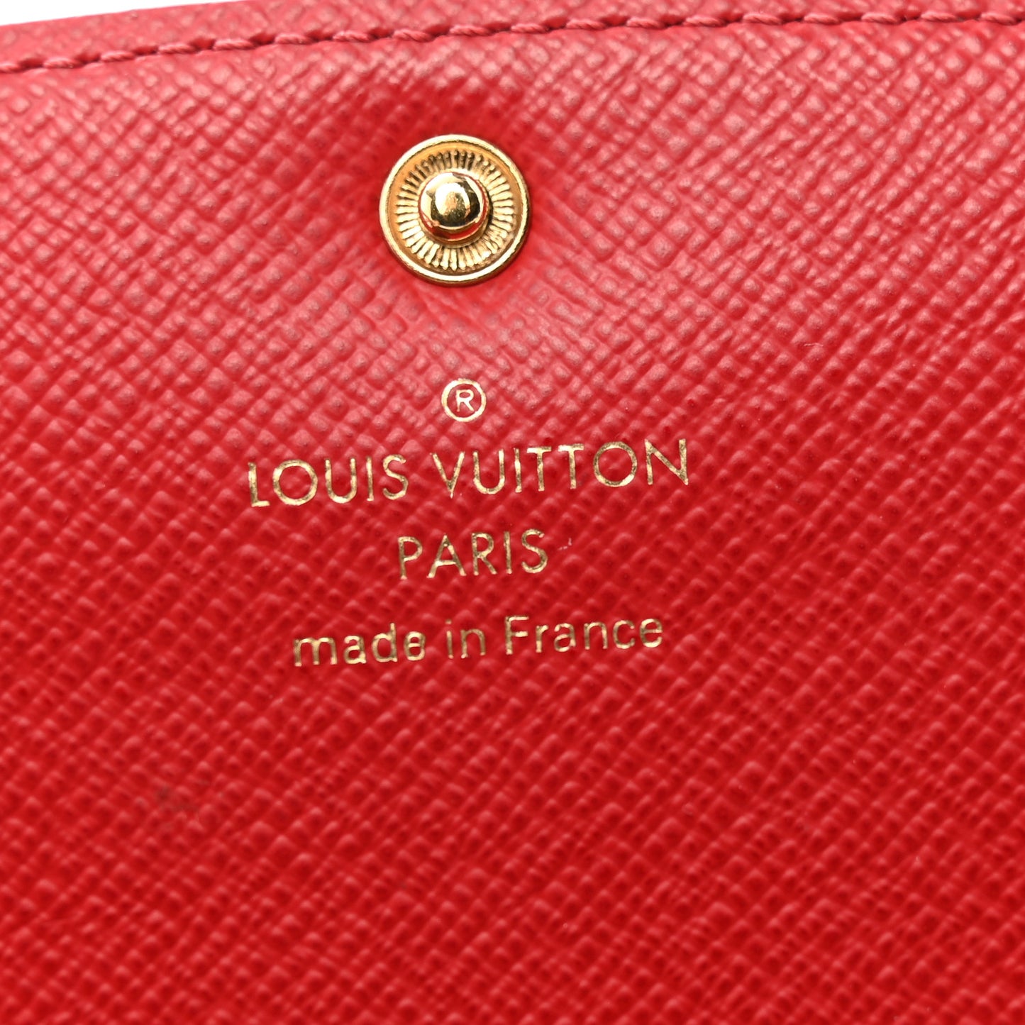 Monogram Emilie Wallet Rouge