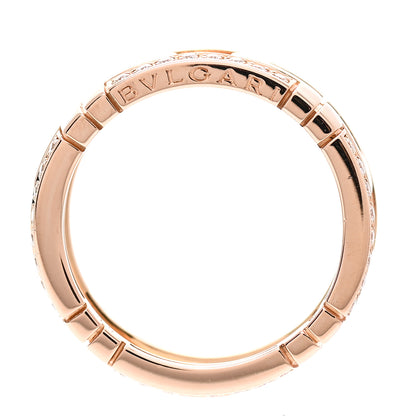 Bulgari 18K Rose Gold Diamond Parentesi Ring 56 7.5 4 of 4