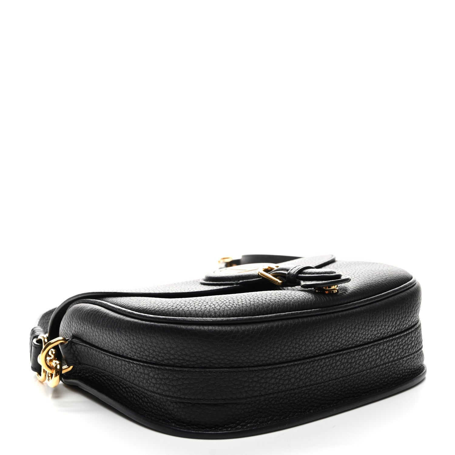 Christian Dior Grained Calfskin Medium Bobby Flap Black 4 of 10