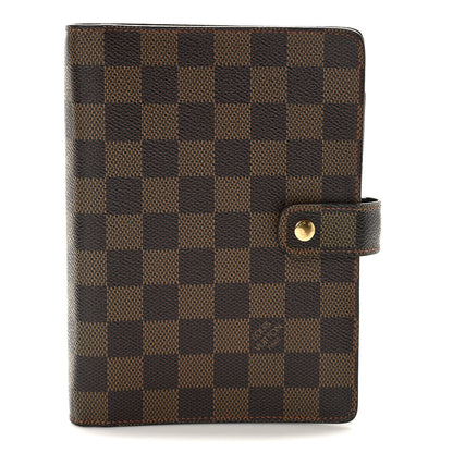 Louis Vuitton Damier Ebene Medium Ring Agenda Cover 1 of 6