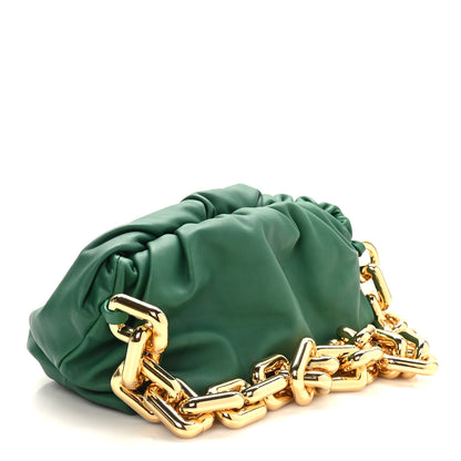 Bottega Veneta Calfskin The Pouch Chain Racing Green 3 of 9