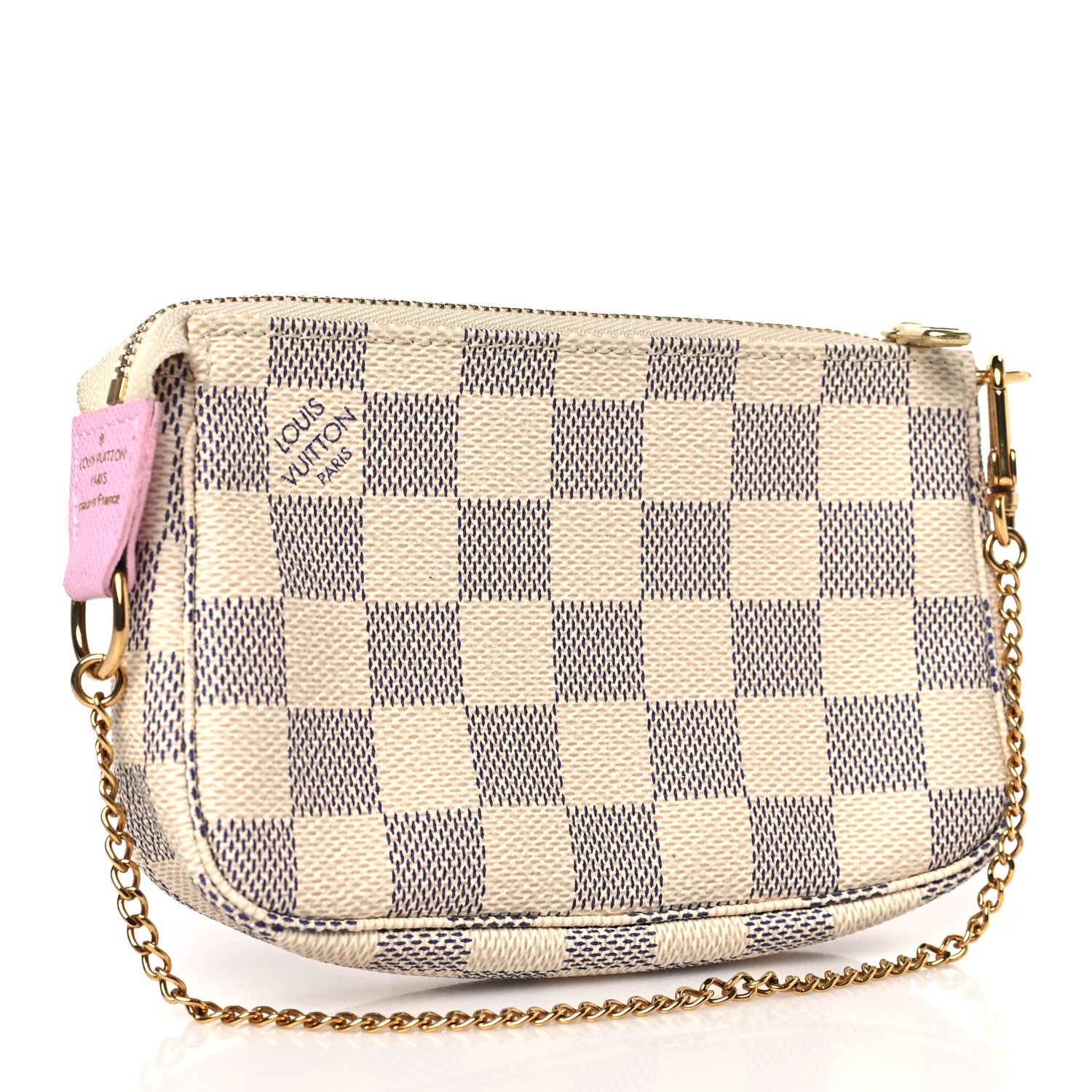 Louis Vuitton Damier Azur 2016 Christmas Animation Mini Pochette Accessories 3 of 8