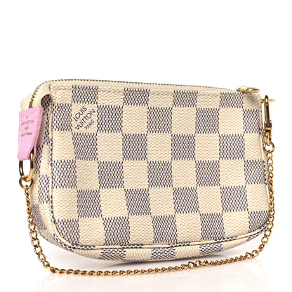 Louis Vuitton Damier Azur 2016 Christmas Animation Mini Pochette Accessories 3 of 8