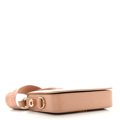 Off-White Saffiano Striped Mini Diag Bag Nude White 4 of 21