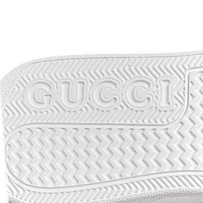 Gucci Calfskin GG Supreme Monogram Perforated Womens Platform 55mm Sneakers 39.5 Beige Ebony Sugar Pink Crop Shine Purple 6 of 7
