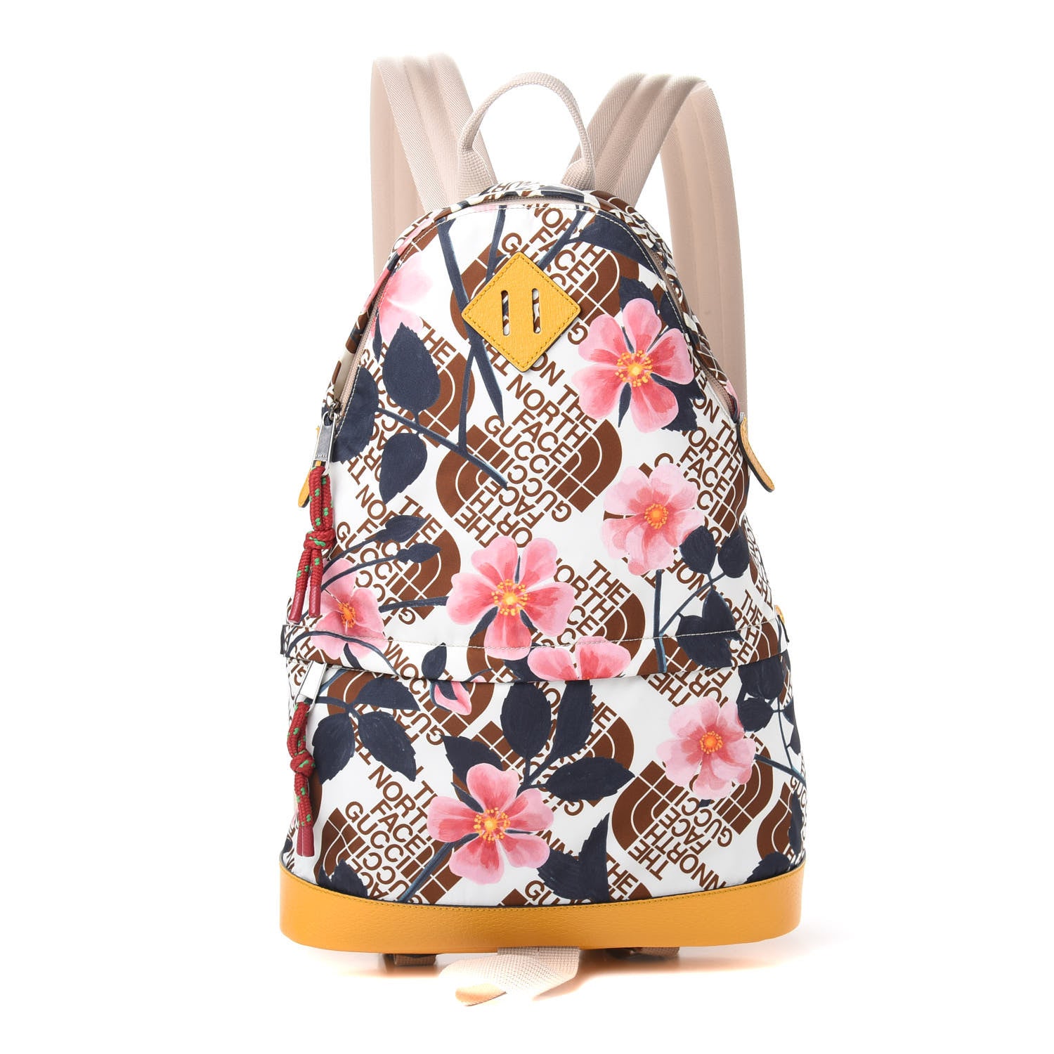 Gucci X THE NORTH FACE Econyl Nylon Floral Medium Backpack 1 of 13