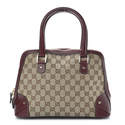 Gucci FF Monogram Medium Horsebit Nail Dome Bag Burgundy 1 of 11