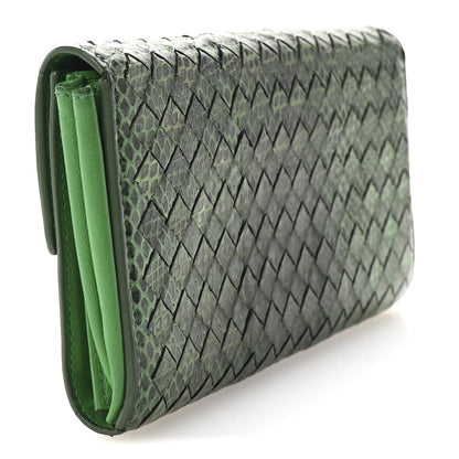 Bottega Veneta Ayers Intrecciato Continental Wallet Green 3 of 7