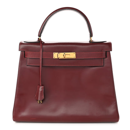 Hermes Box Kelly Retourne 28 Rouge H 1 of 25