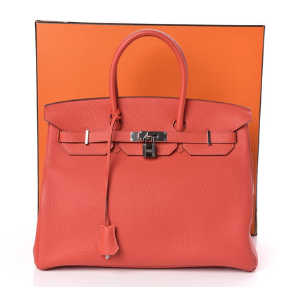Hermes Togo Birkin 35 Rouge Pivoine 31 of 31