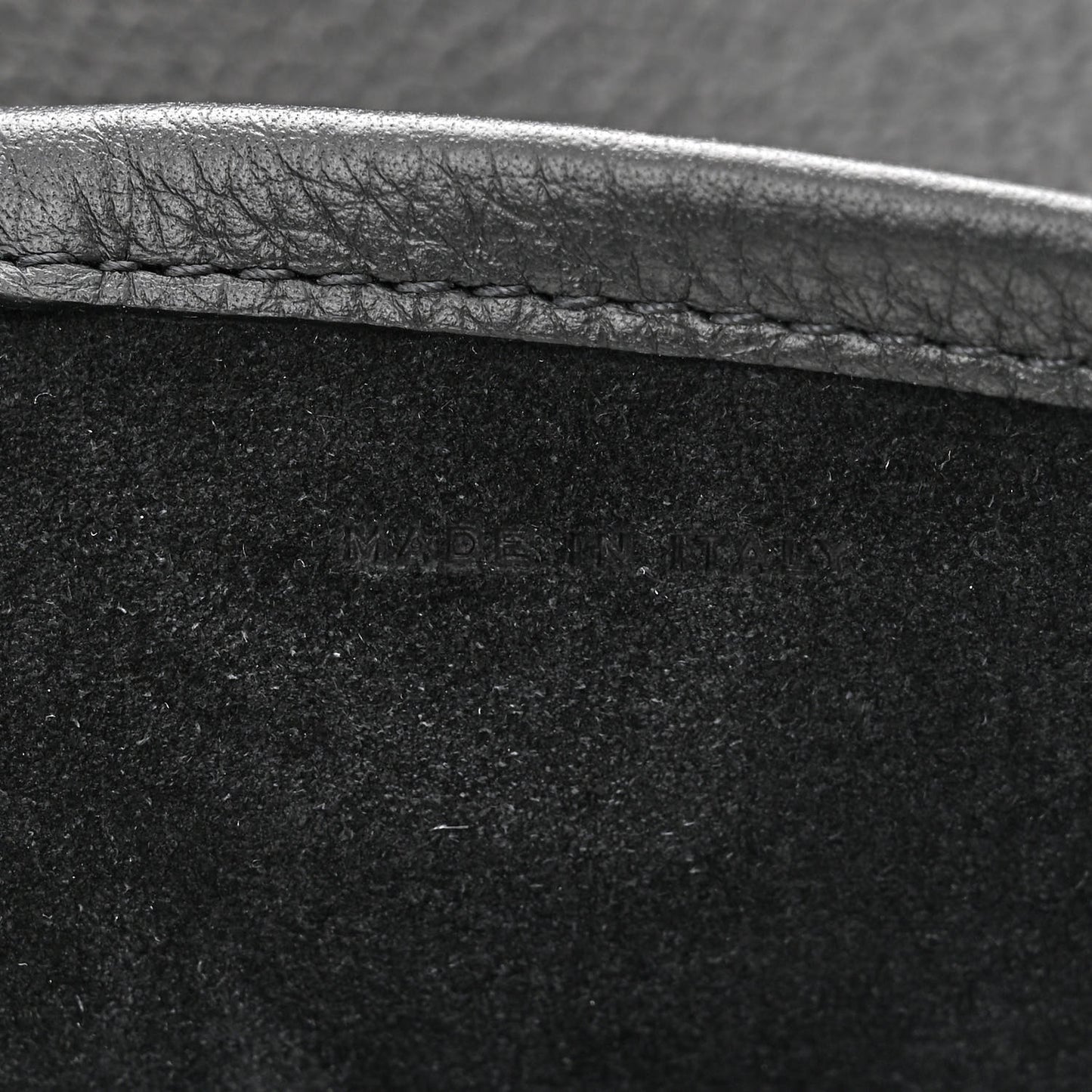 Grained Calfskin Medium N/S Park Tote Black