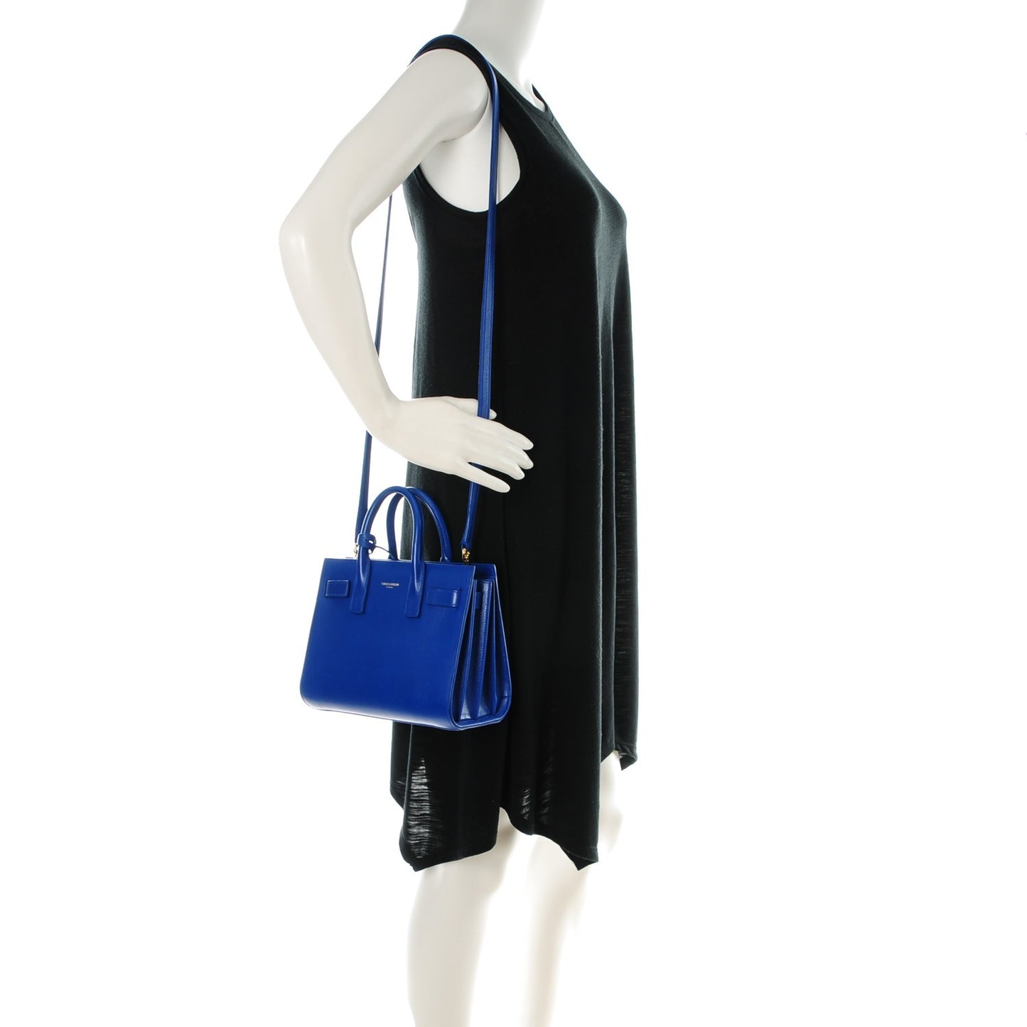 Calfskin Nano Sac De Jour Royal Blue