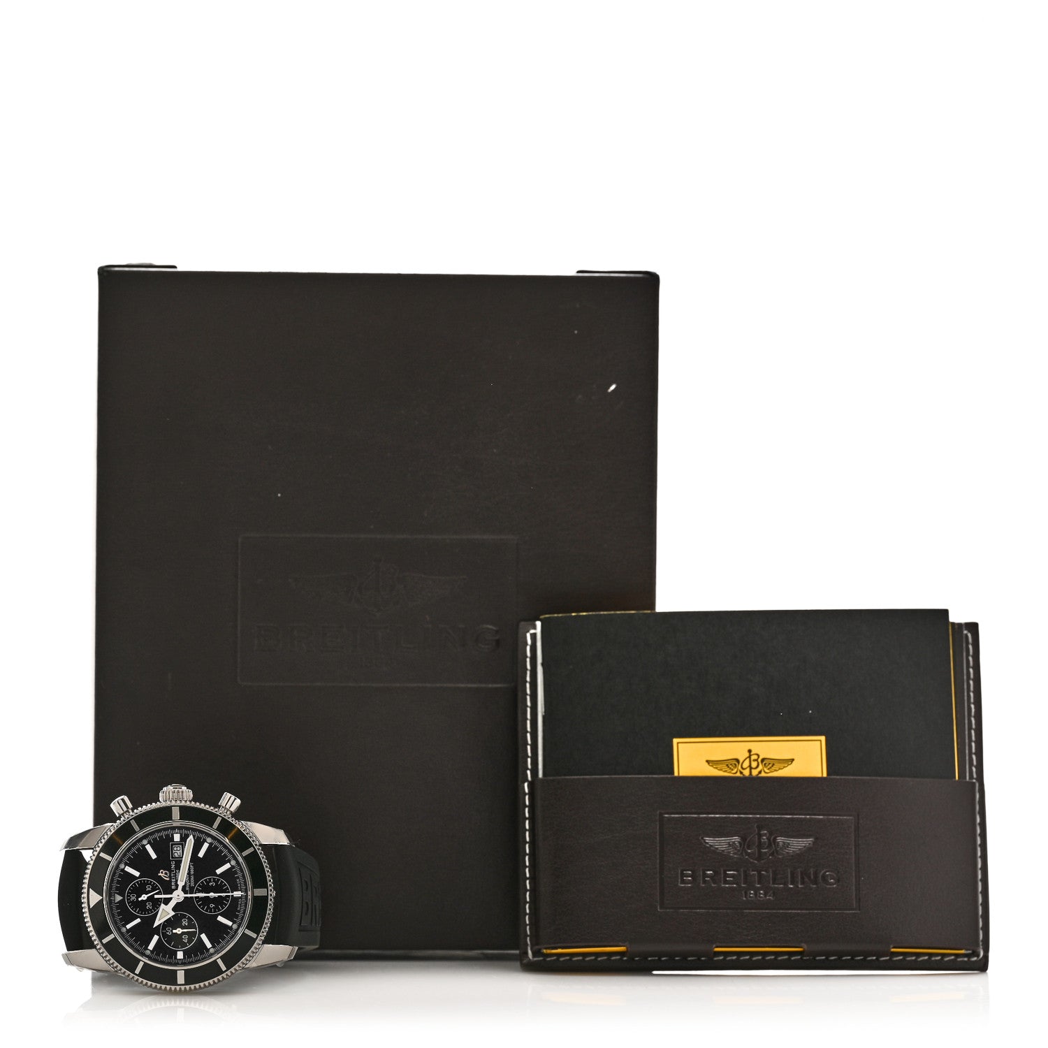 Breitling Stainless Steel Rubber 46mm Superocean Heritage II Chronograph Automatic Watch Black A13320 5 of 5