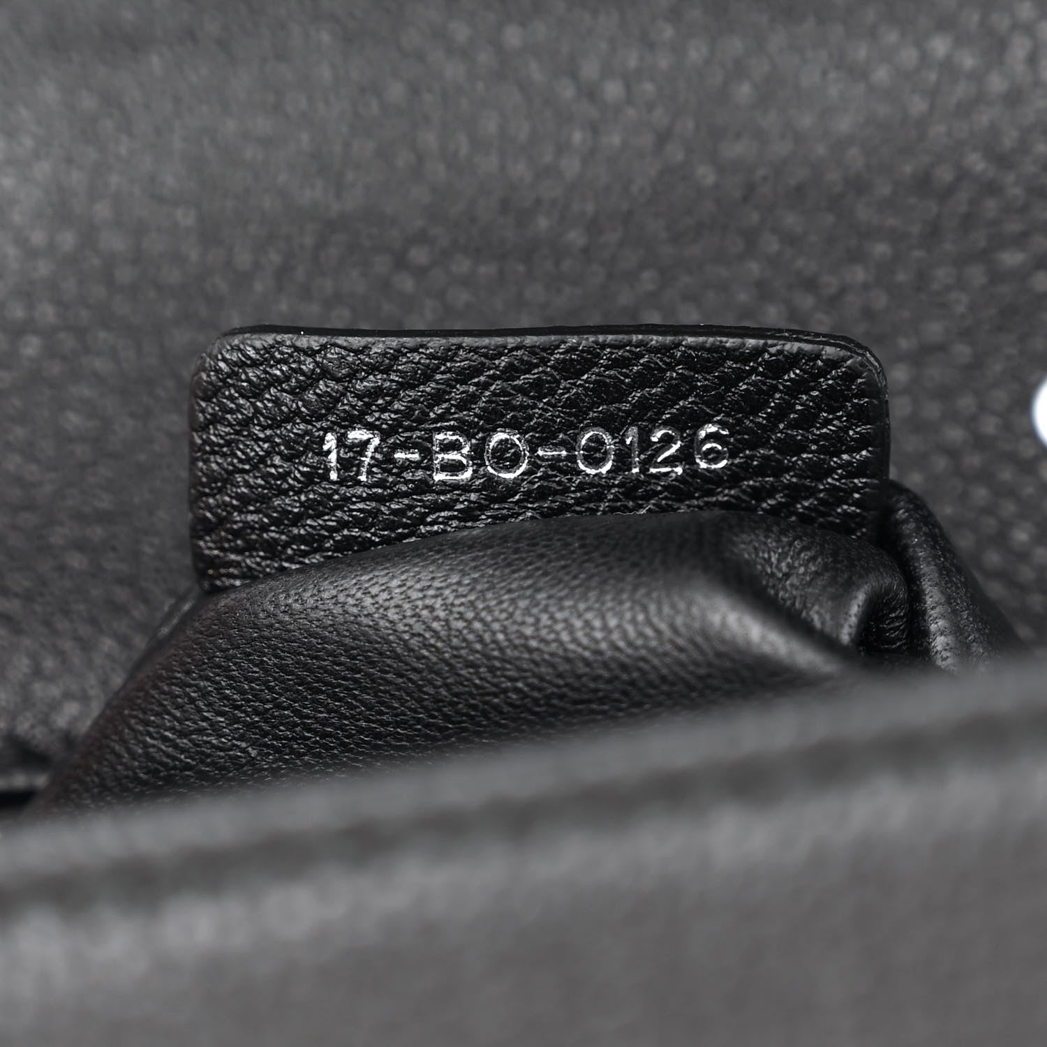 Christian Dior Grained Calfskin Perforated Diorama Flap Bag Black 7 of 13
