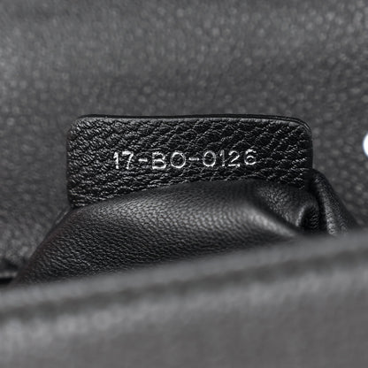Christian Dior Grained Calfskin Perforated Diorama Flap Bag Black 7 of 13