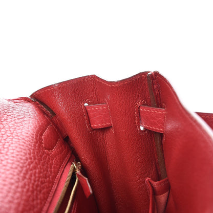 Hermes Taurillon Clemence Retourne Kelly 32 Rouge 12 of 41