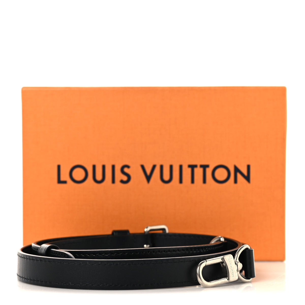 Calfskin 16mm Adjustable Shoulder Strap Black