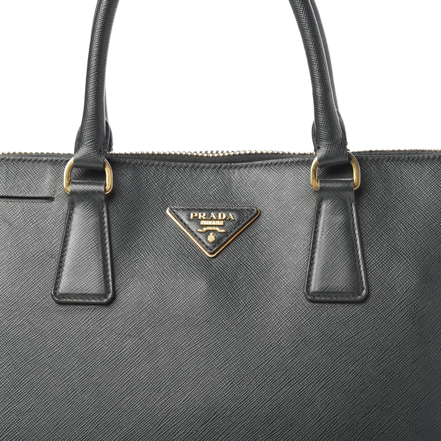 Prada Saffiano Lux Large Promenade Tote Biliardo 10 of 10