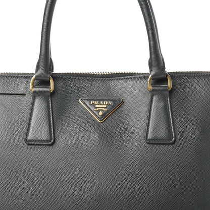 Prada Saffiano Lux Large Promenade Tote Biliardo 10 of 10