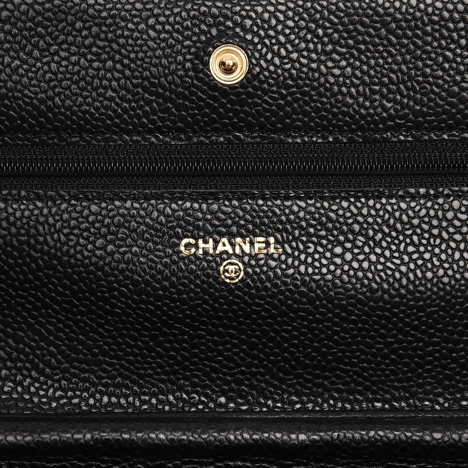 Chanel Caviar Quilted Wallet On Chain WOC Black 6 of 9