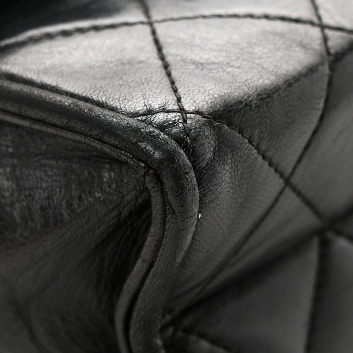 Lambskin Quilted Tassel Flap Black