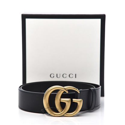 Gucci Calfskin Double G 40mm Belt 85 34 Black 7 of 7