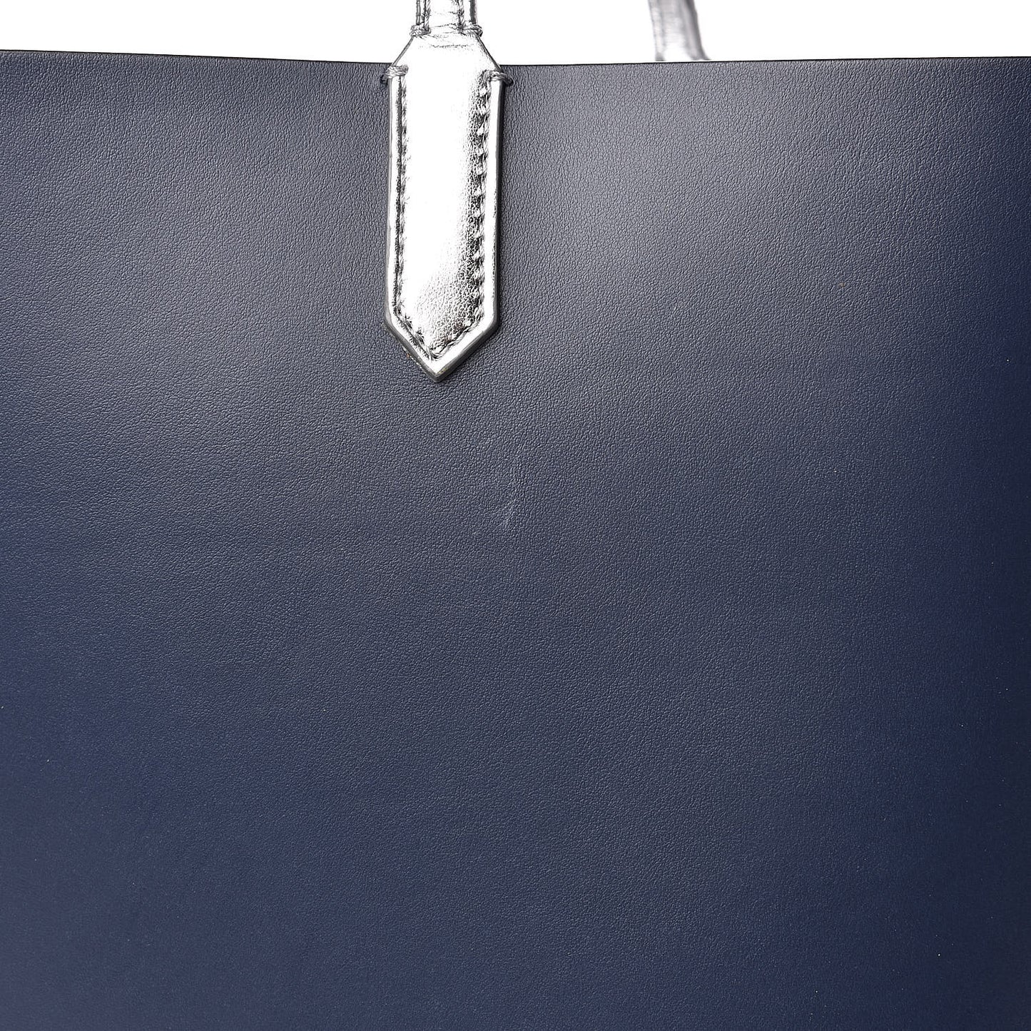 Calfskin Large Antigona Tote Night Blue Silver