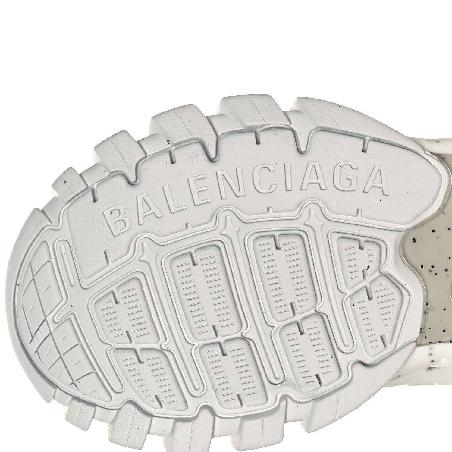 Balenciaga Rubber Mesh Fabric Monocolor Recycled Sole Womens Track Sneakers 40 White 6 of 9